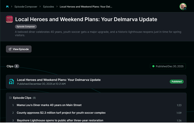 Episode Composer - Published episode view